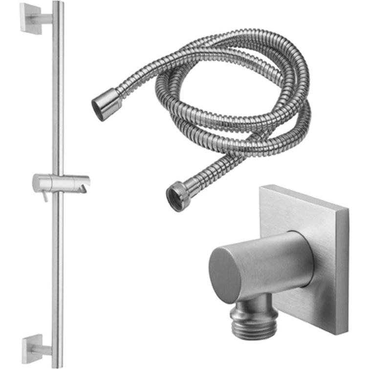 California Faucets Slide Bar Handshower Kit Cylinder Handle With Square